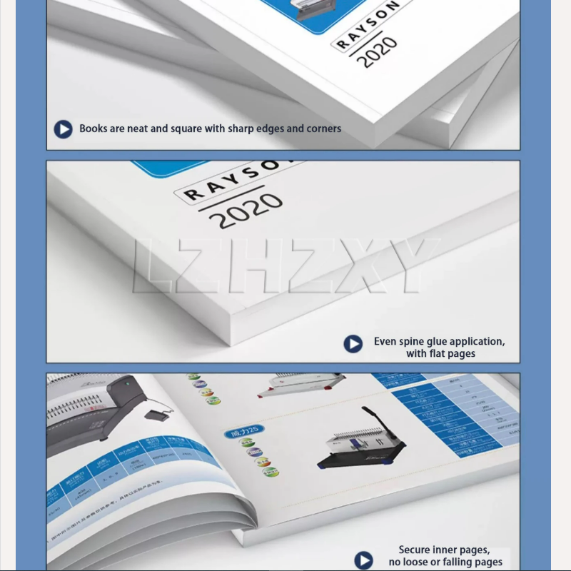 Back Cover Adhesive - Máquina de Encadernação a Quente Sem